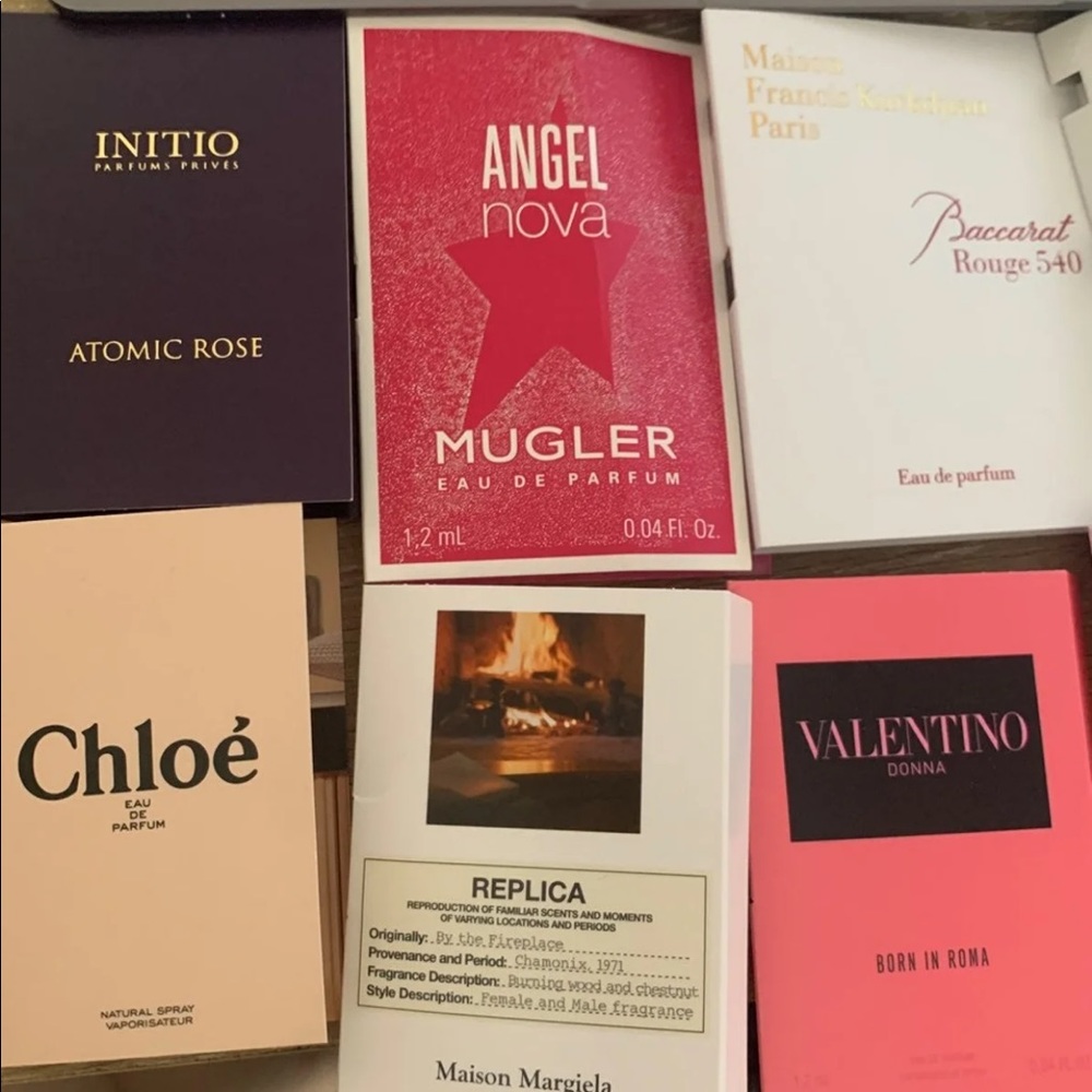 Fragrance samples